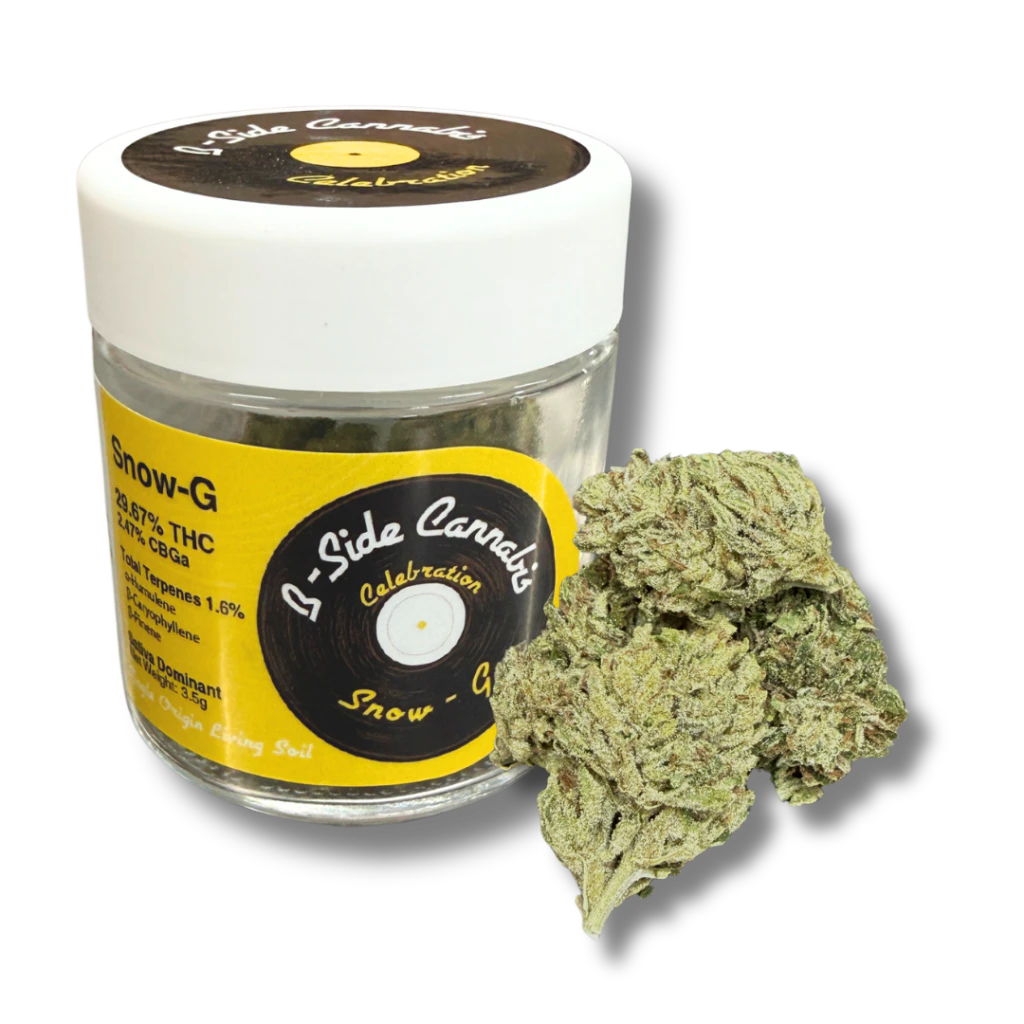 B-Side Cannabis - B-Side Cannabis - Snow G - Flower - 3.5g Main Image