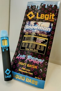 LEGIT LABS - AIO - Snowman - Live Resin
