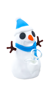 Farmhouse Artisan Market - Silicone | Snowman Bong | 5.5in