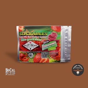 Rezzy Treats - Rezzy Treat 100 mg - Sliceable Strawberry