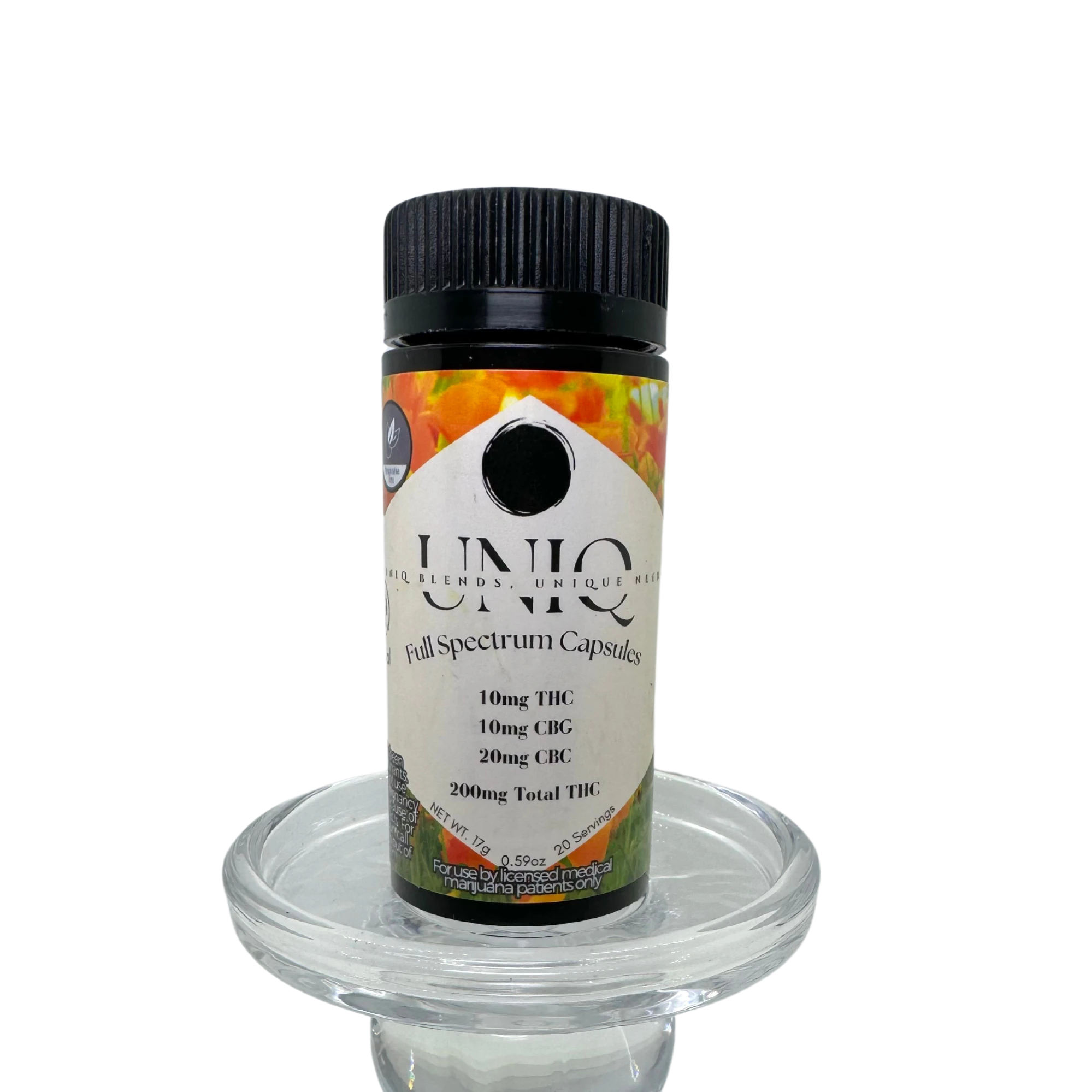 Uniq - Social 1:1:2 (10mg) 10mgTHC:10mgCBG:10mgCBC Capsules Main Image
