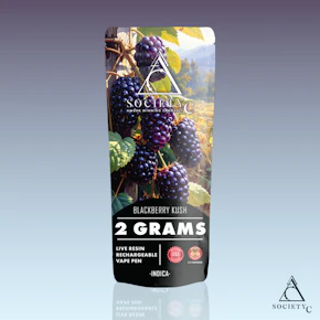Society C 2G Live Resin Disposable - Blackberry Kush