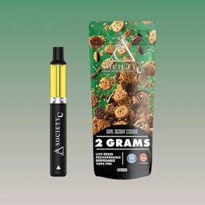 Society C 2G Live Resin Disposable - Girl Scout Cookies