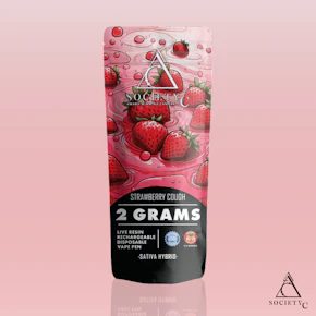Society C 2G Live Resin Disposable - Strawberry Cough