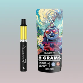 Society C 2G Live Resin Disposable - Trainwreck