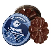 Unwind (I) - Gummies - Edibles | 20pk x 5mg | 100mg THC 50mg CBN | Soft Power Sweets