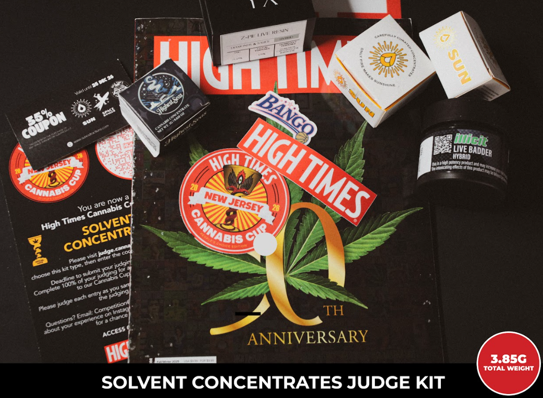 High Times | Solvent Concentrates Cannabis Cup Judge Kit