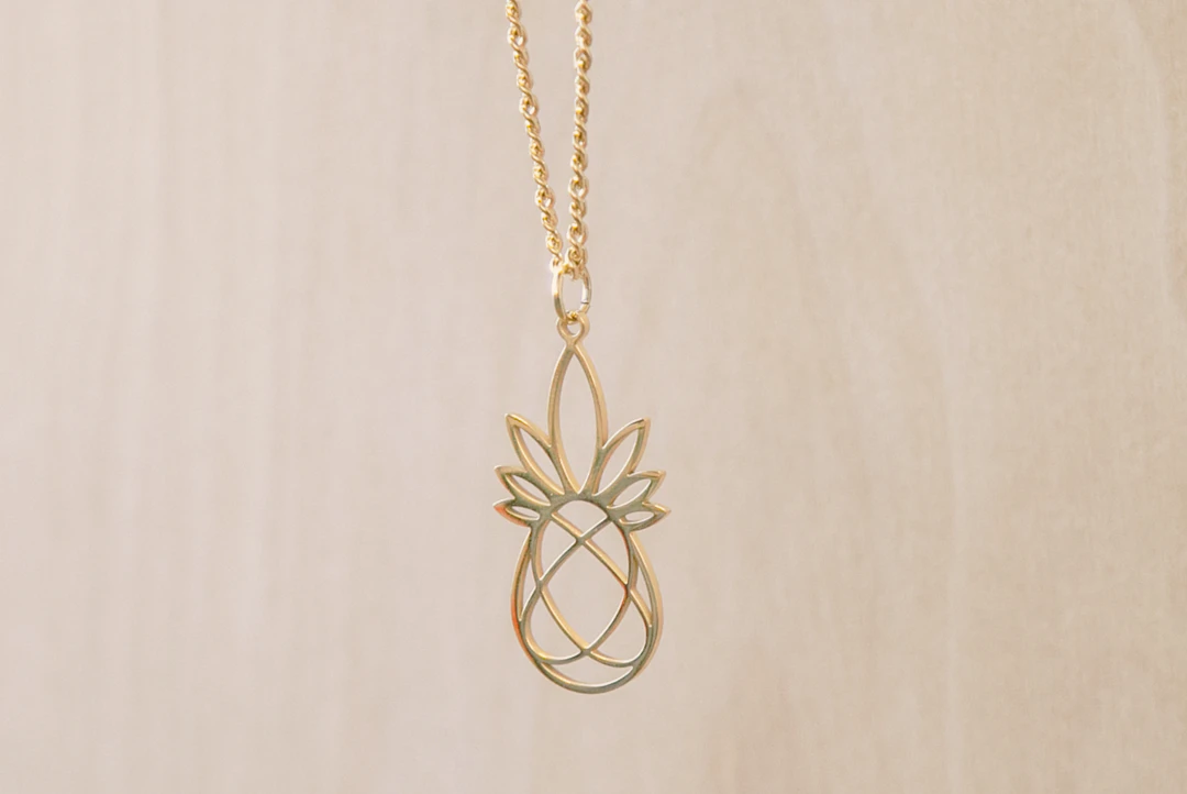 Humble Root - "Something Cute" Gold Necklace Main Image