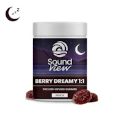 SoundView Berry Dreamy 1:1 CBN Gummies T96.2mg C102mg I 00211