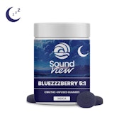 SoundView BlueZZZberry 5:1 CBN Gummies T94mg C510.6mg I 00155