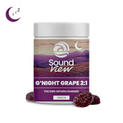 SoundView G'Night Grape 2:1 CBN Gummies T95.4mg C51mg I 00236