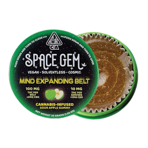 Space Gem - Sour Apple (Mind Expanding Belt) | 10pk 10mg THC Gummies | Space Gem