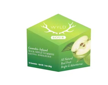 WYLD - Wyld Sour Apple Gummies
