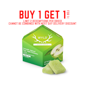 WYLD Sour Apple Sativa Enhanced Gummies | 100mg