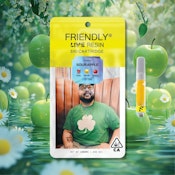 Friendly Brand Sour Apple Live Resin Cartridge 1.0g