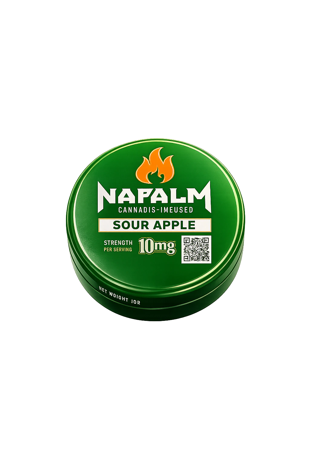 Napalm - Napalm | Gummies 10ct | Sour Green Apple | 100mg Main Image