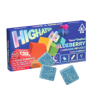 Highatus - Sour Blueberry (I)  | 10mg 10pk Sour Gummies | Highatus