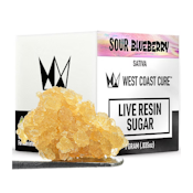 Sour Blueberry (S) | 1g Live Resin Sugar | West Coast Cure