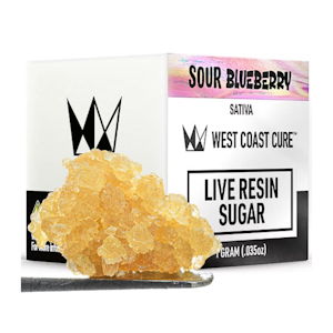 WEST COAST CURE - Sour Blueberry (S) | 1g Live Resin Sugar | West Coast Cure