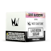 West Coast Cure Sour Blueberry Live Resin Sugar 1.0g