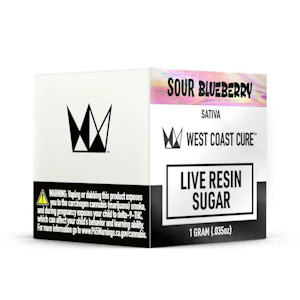 West Coast Cure - West Coast Cure Sour Blueberry Live Resin Sugar 1.0g