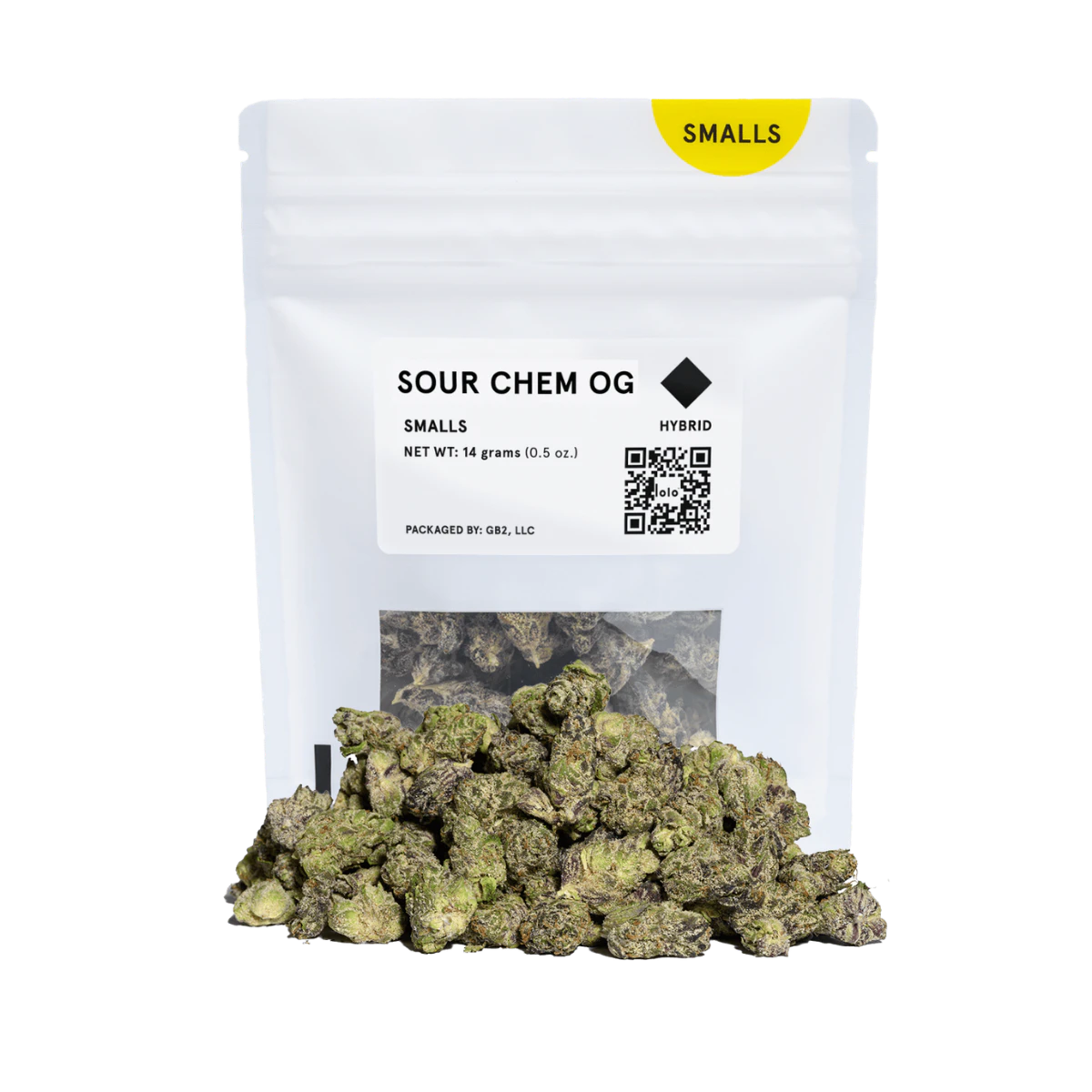 lolo - Sour Chem OG (H) | 14g Smalls Indoor Flower | Lolo Main Image