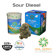 Sol Spirit | Sour Diesel | Sungrown Flower | 1/8oz