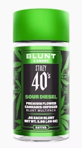 STIIIZY - Stiiizy 40's .5g Sour Diesel Infused Mini Blunts 5pk