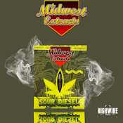 Midwest Extracts Cart Sour Diesel 1g