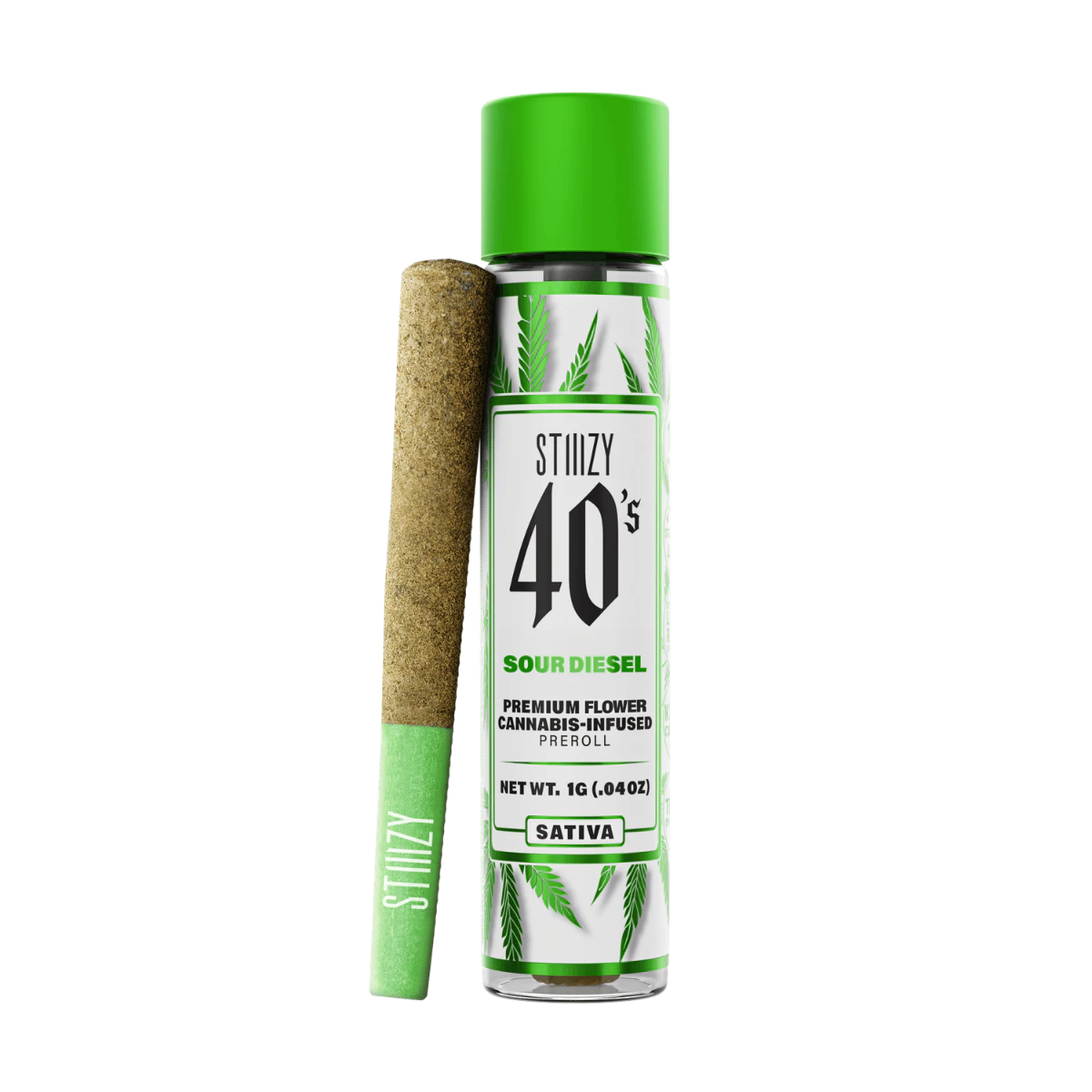 STIIIZY - Sour Diesel (S) | 1g Infused 40s Preroll | Stiiizy Main Image