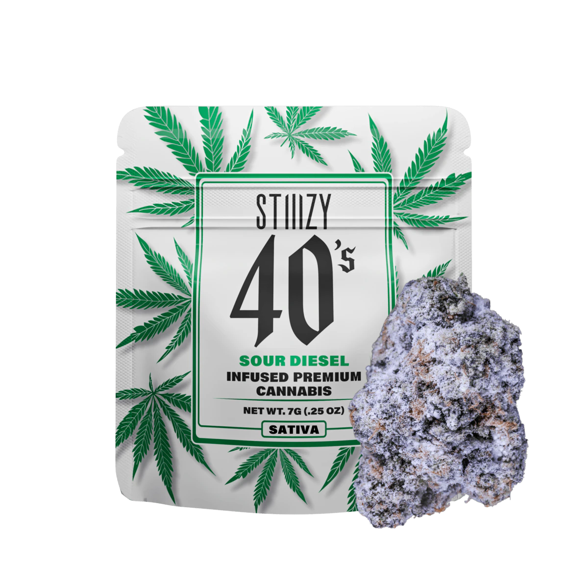 STIIIZY - Sour Diesel (S) | 7g Infused 40s Indoor Flower | Stiiizy Main Image
