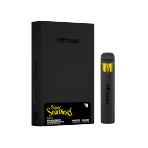 OFF HOURS - Super Sour Diesel 1g All-In-One Vape 