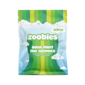 Sour Fruit THC Gummies (Hybrid) 10pk 100mg