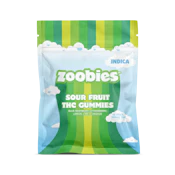 Sour Fruit THC Gummies (Indica) 10pk 100mg
