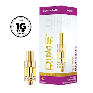 DIME - DIME Industries Sour Grape Vape Cartridge 1.0g