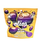 Sour Grape | Live Rosin Gummies | 100mg/10 Pieces | Olio