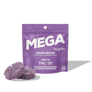 GRON - Gron | Sour Grape | 100mg/10pk Mega Pearls 