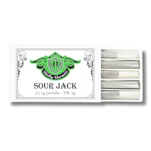 Mildly Moronic - Sour Jack | Preroll | 1g x 5pk | Mildly Moronic