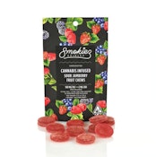 Sour Jamberry | Fruit Chews | 100mg/10 Pieces | Smokiez Edibles