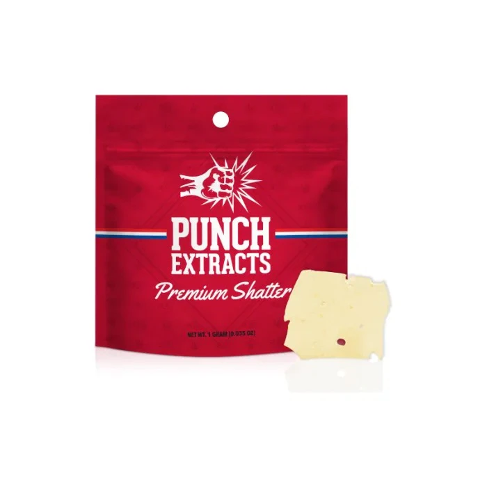 Punch Edibles - PUNCH Sour Kush BHO Shatter 1.0g Main Image