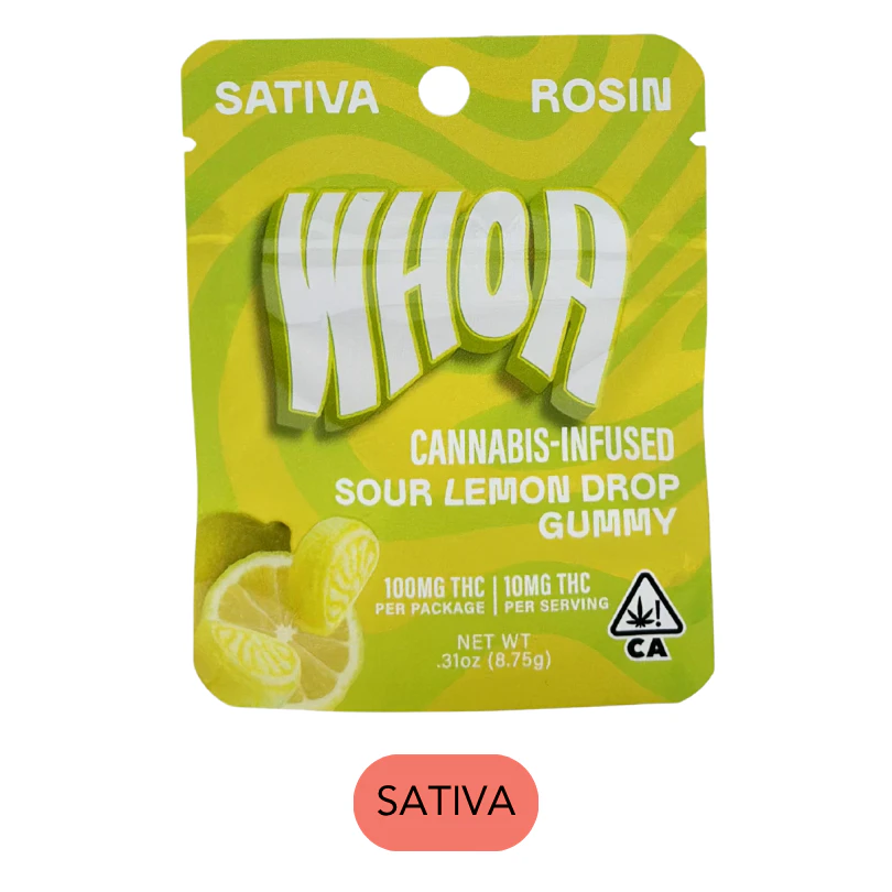 Whoa - Whoa - Rosin - Sour Lemon Drop - Edible - 100mg Main Image