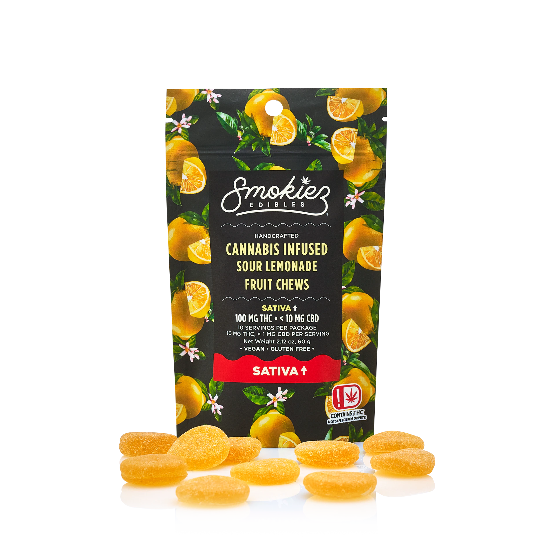SMOKIEZ - Sour Lemonade (100mg) Gummies (S) Main Image