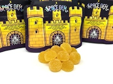 Space Gems Sour Lemonade Gummies, Terp Mansion