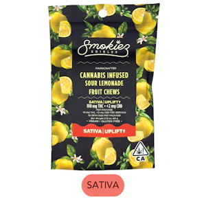 SMOKIEZ - Smokiez - Uplift - Sour - Lemonade - Gummies - 10pc - 100mg