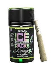 ROVE - Sour Lime Haze Ice Pack 5pk/2.5g Infused Prerolls