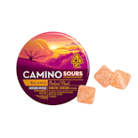 200mg THC:CBD 1:1 Sour Orchard Peach Gummies (10mg THC, 10mg CBD - 10 pack) - Camino