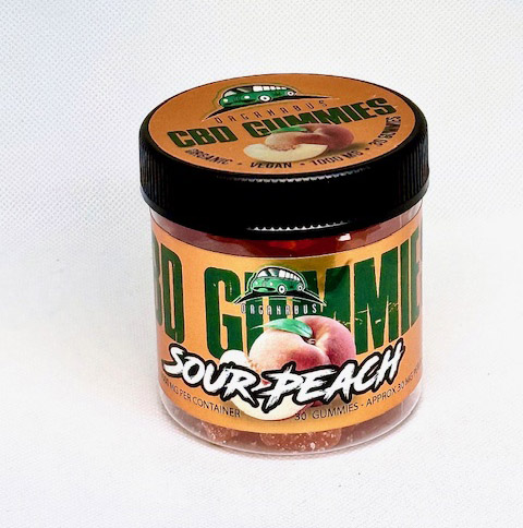 CBD Gummy | Sour Peach | 1000MG
