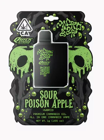 Micro Bar - Micro Bar 1g Sour Poison Apple AIO Disposable Main Image