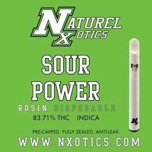 Naturel Xotics - Naturel Xotics | Sour Power | Rosin | .5G AIO