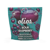Sour Raspberry | Live Rosin Gummies | 100mg/10 Pieces